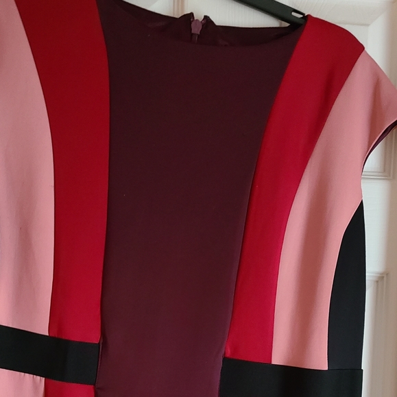 New York & Company Scooped Neck Stripped Dress - Picture 3 of 16